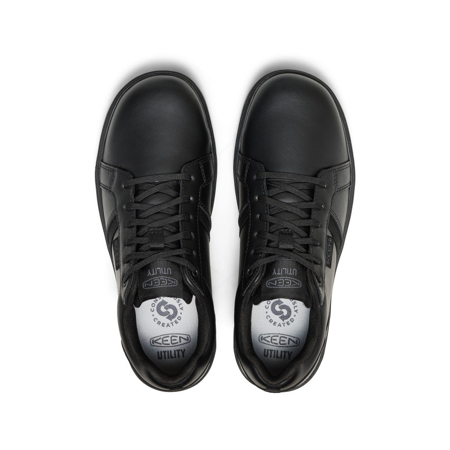 Men's Kenton WTX Work Shoe (Soft Toe) | Black/Black - Image 4