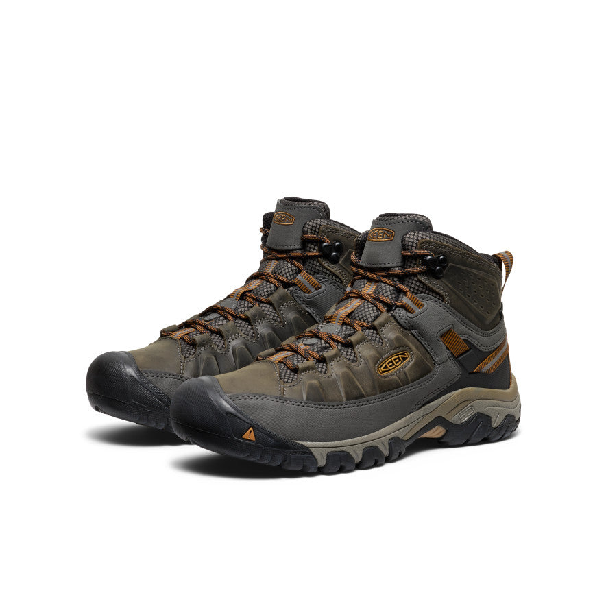 Men's Targhee III Waterproof Mid Wide | Black Olive/Golden Brown - Image 2