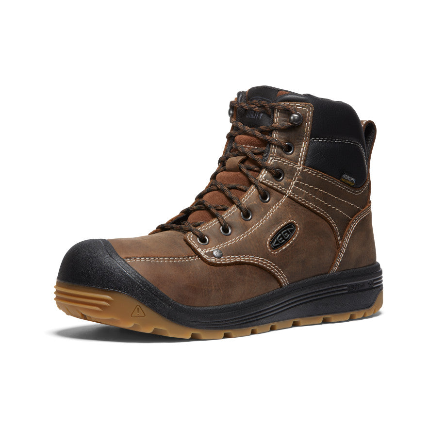 Men's Fort Wayne 6 Waterproof (Soft Toe) | Dark Earth/Gum - Image 3