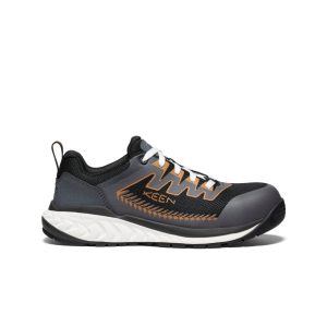 Men's Arvada Work Sneaker (Carbon Toe) | Black/Curry