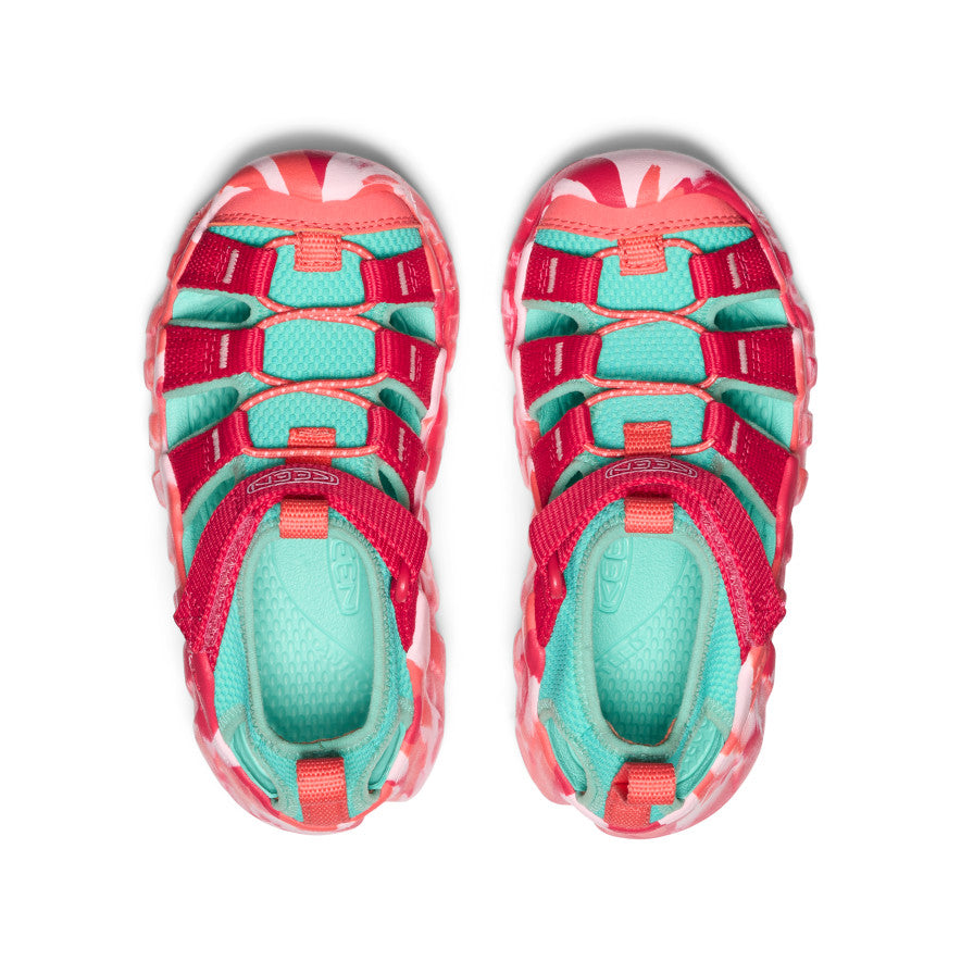Little Kids' Hyperport H2 Sandal | Raspberry/Pool Blue - Image 4