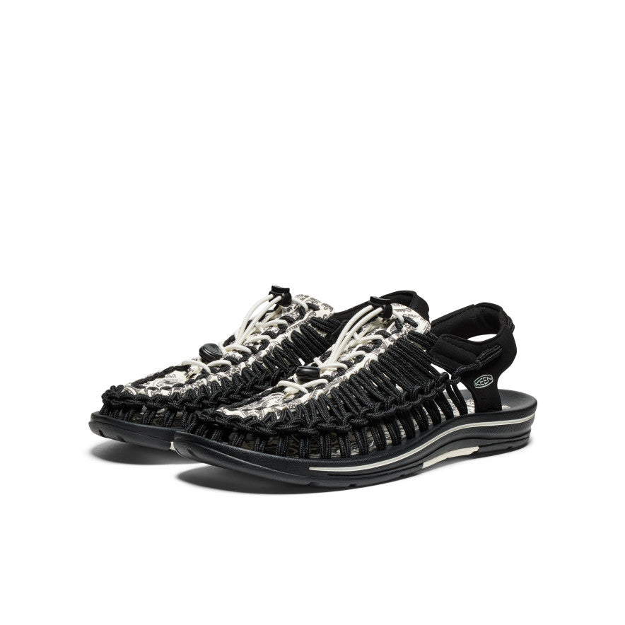 Men's UNEEK Sneaker x T.H.C. | Blk Raven Paisley - Image 3