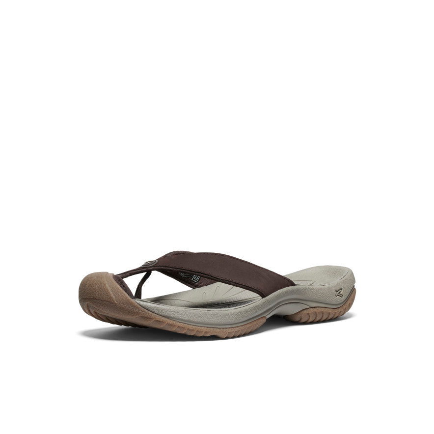 Men's Waimea Leather Flip-Flop | Java/Plaza Taupe - Image 3