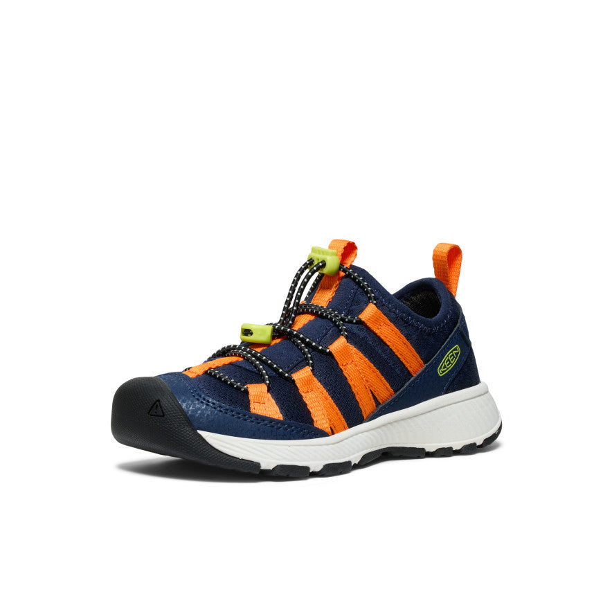 Little Kids' Motozoa Sneaker | Naval Academy/Bright Marigold - Image 3