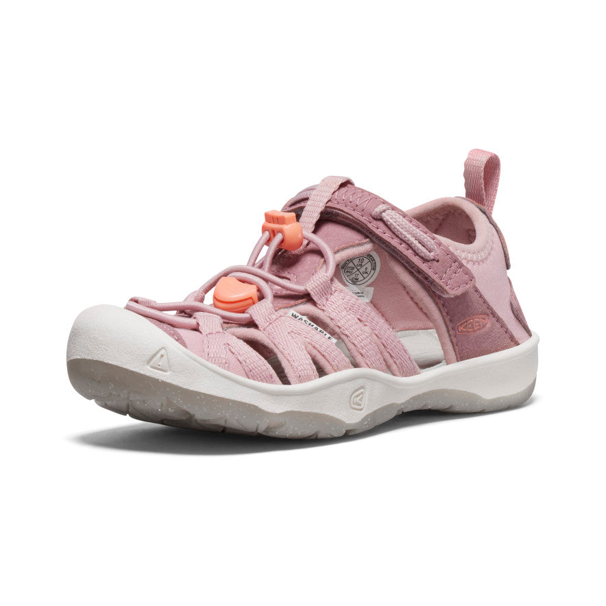 Little Kids' Moxie Sandal | Nostalgia Rose/Papaya Punch - Image 3