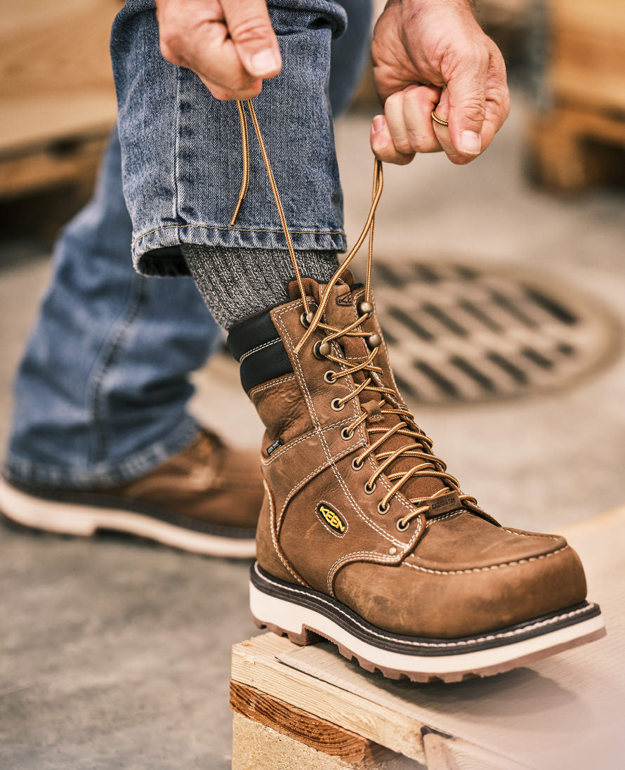 Men's Cincinnati 8 Waterproof 90?? Heel Boot (Carbon Toe) | Belgian/Sandshell - Image 9