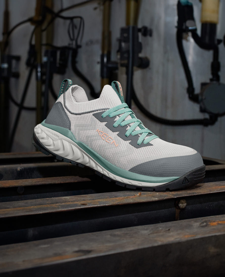 Women's Arvada Shift Work Sneaker (Carbon Toe) | Steel Grey/Granite Green - Image 9