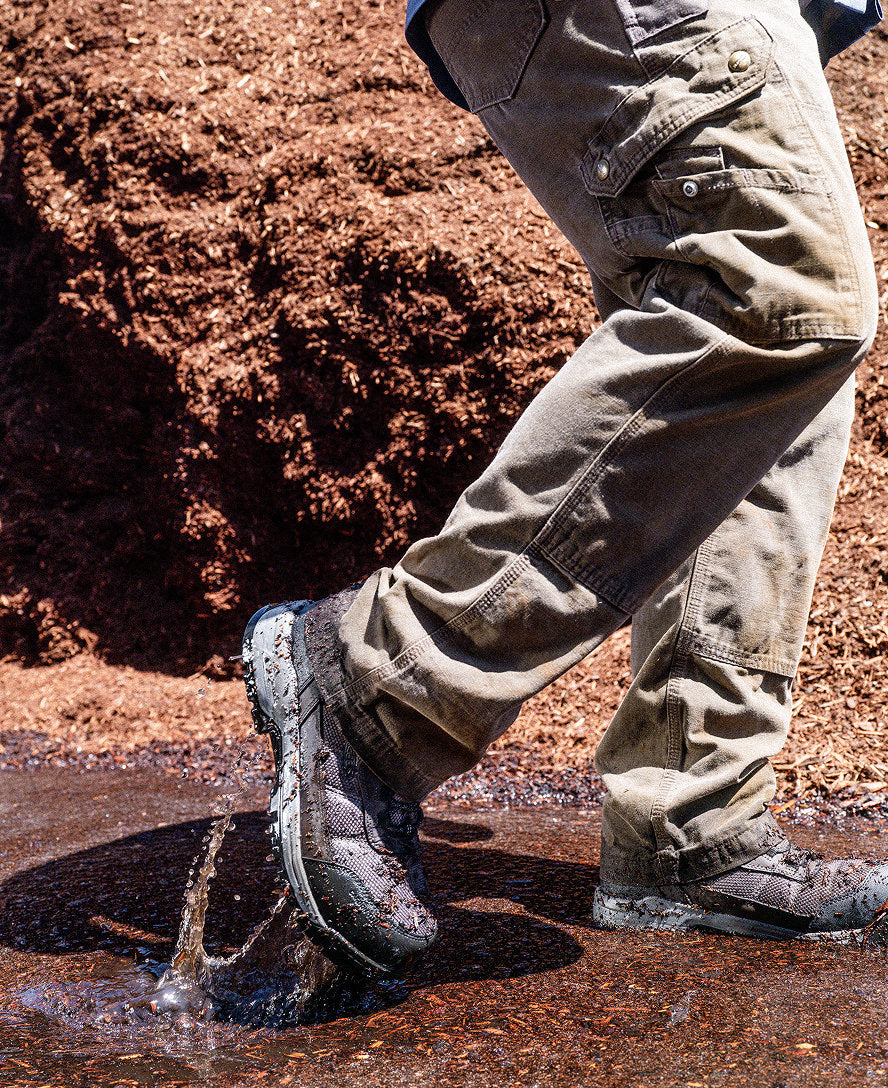 Men's Skokie Waterproof Work Boot (Carbon Toe) | Magnet/Black - Image 8