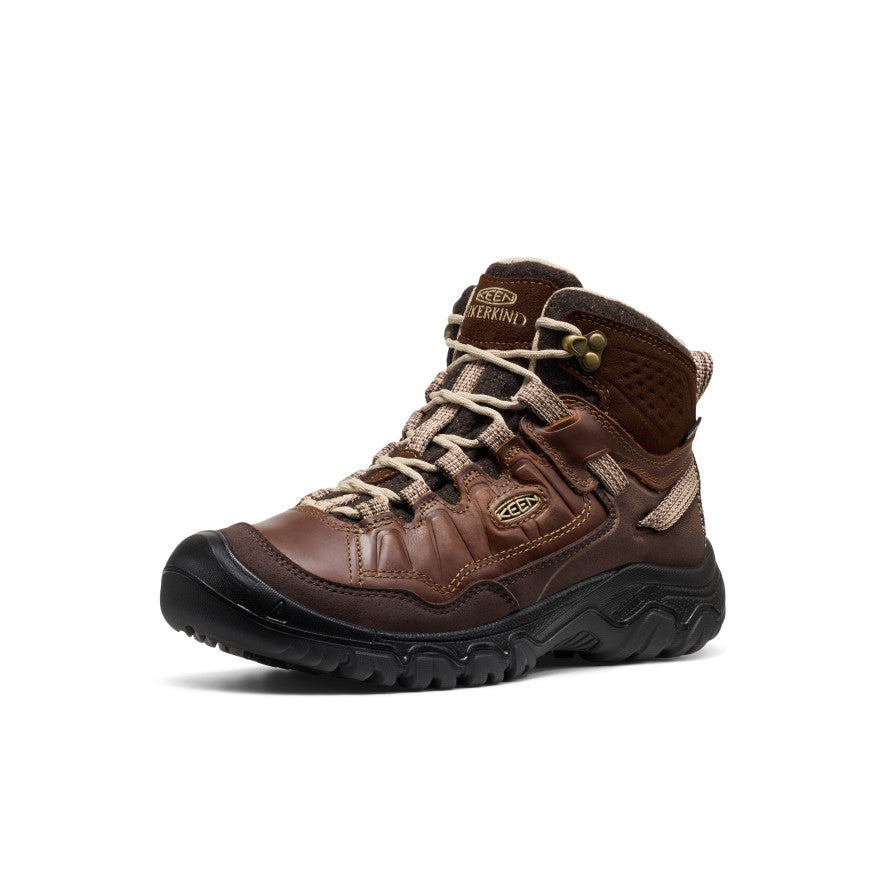 Women's Targhee IV Waterproof Hiking Boot x Hikerkind | Dark Earth/Dark Earth - Image 3