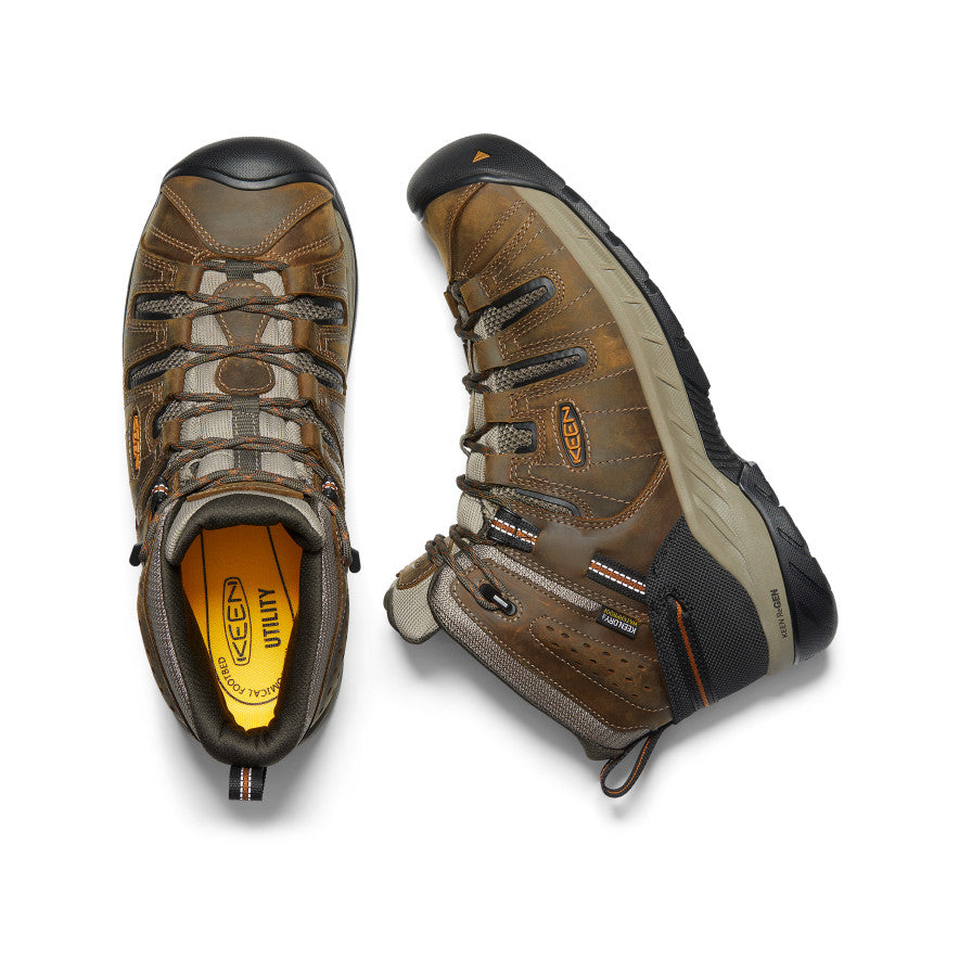 Men's Flint II Waterproof Mid (Soft Toe) | Black Olive/Brindle - Image 4