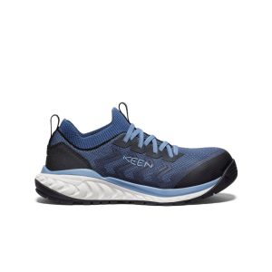 Women's Arvada Shift ESD Work Sneaker (Carbon Toe)  |  Vintage Indigo/Faded Denim