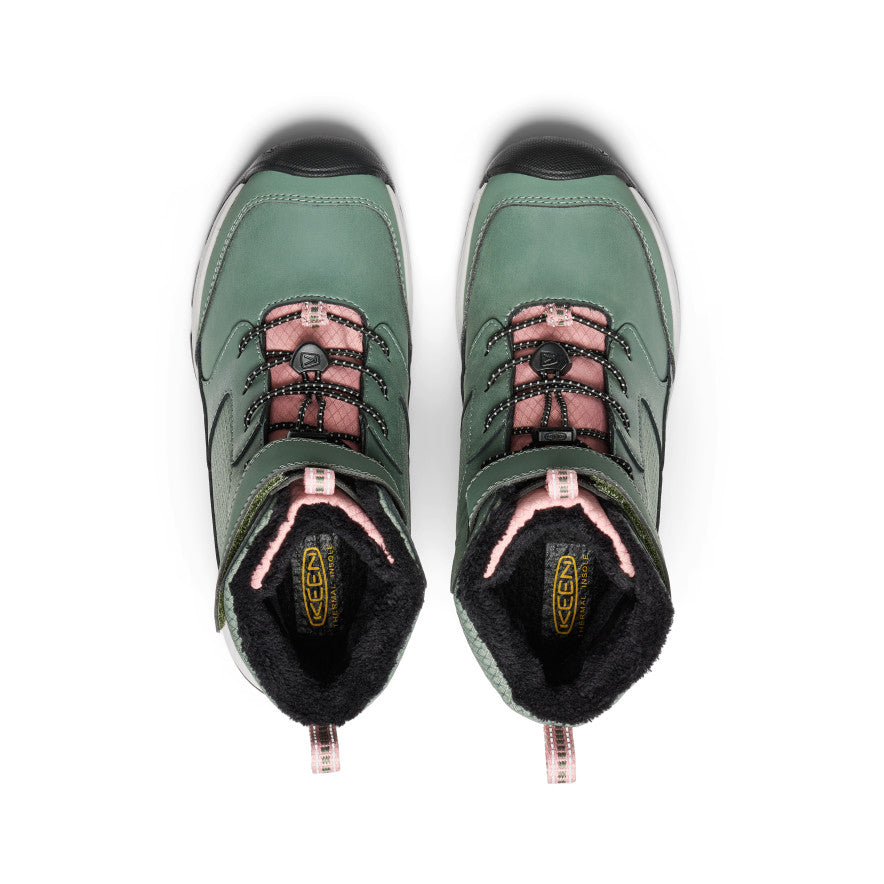 Big Kids' Skua Waterproof Winter Boot | Dark Forest/Rose Elegance - Image 4