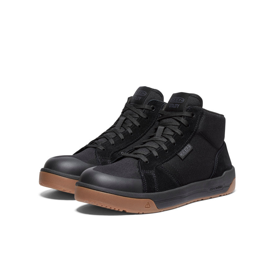 Men's Kenton Mid Work Shoe (Carbon Toe) | Black/Gum - Image 2