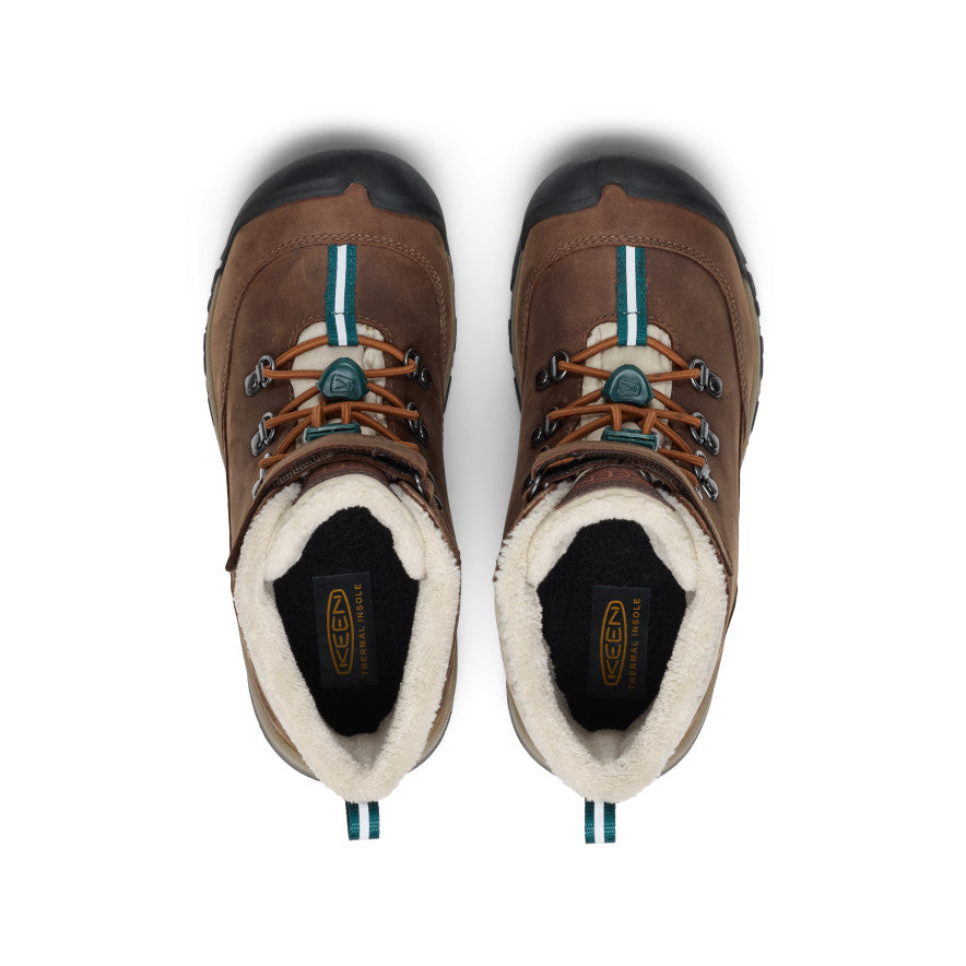 Big Kids' Kanibou Waterproof Winter Boot | Dark Earth/Roasted Pecan - Image 4