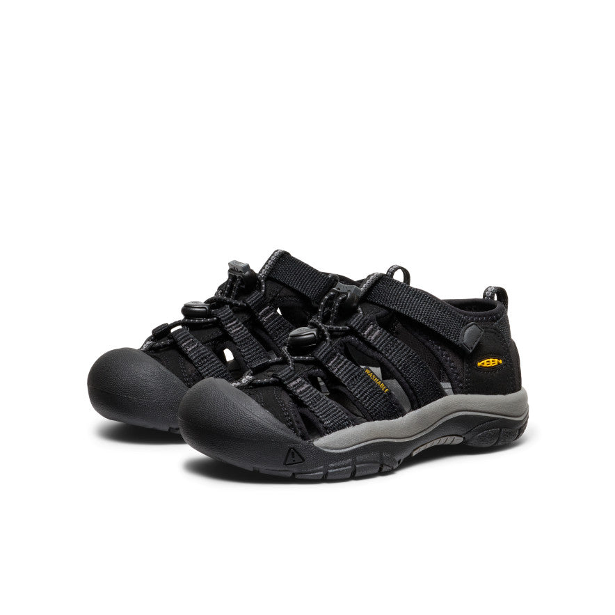 Little Kids' Newport H2 | Black/KEEN Yellow - Image 3